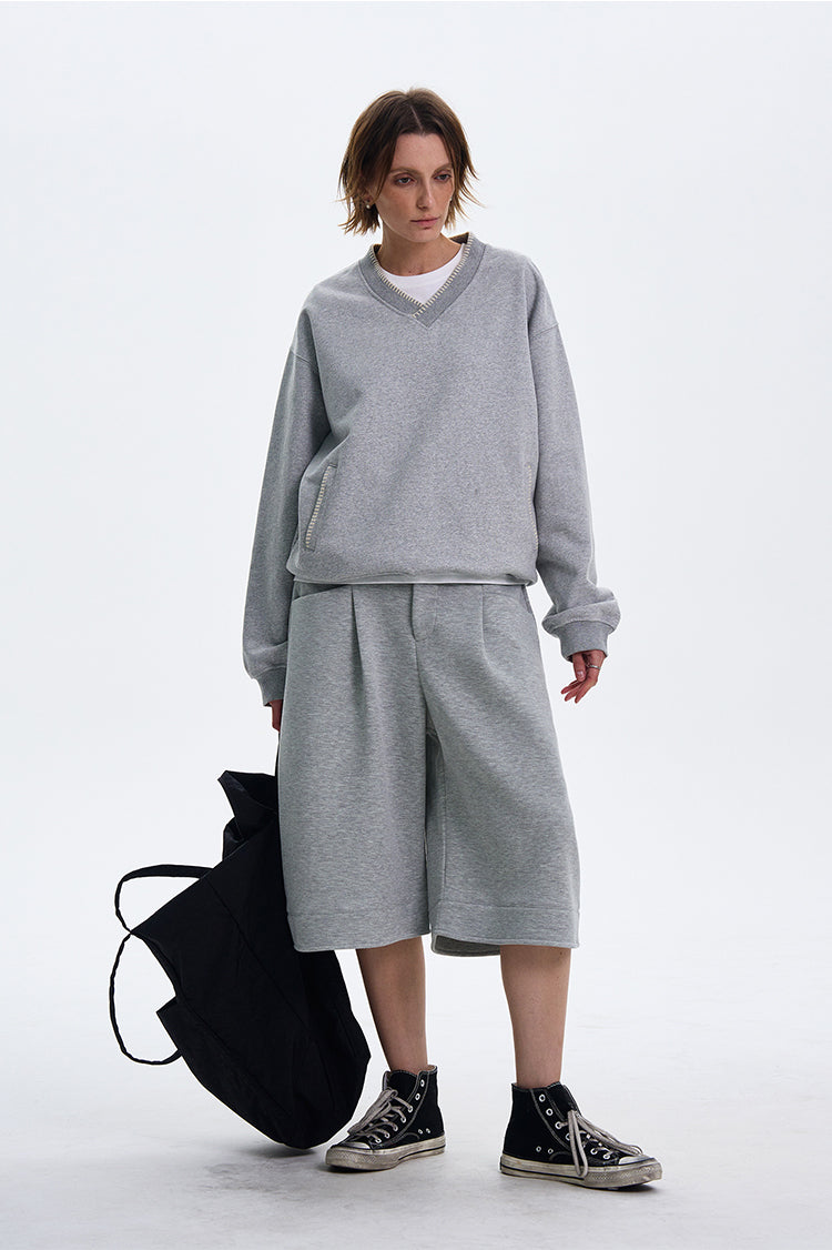 MADWITCH V-NECK CASUAL LONG SLEEVE #0207