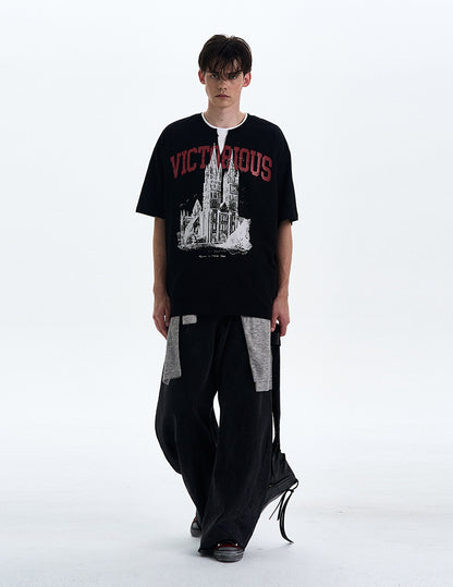 MADWITCH CREATIVE LAYERED TEE #990363