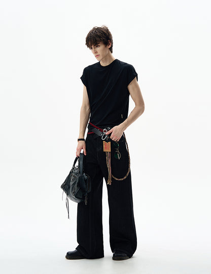 MADWITCH WING-SLEEVE STRUCTURED TEE #27342