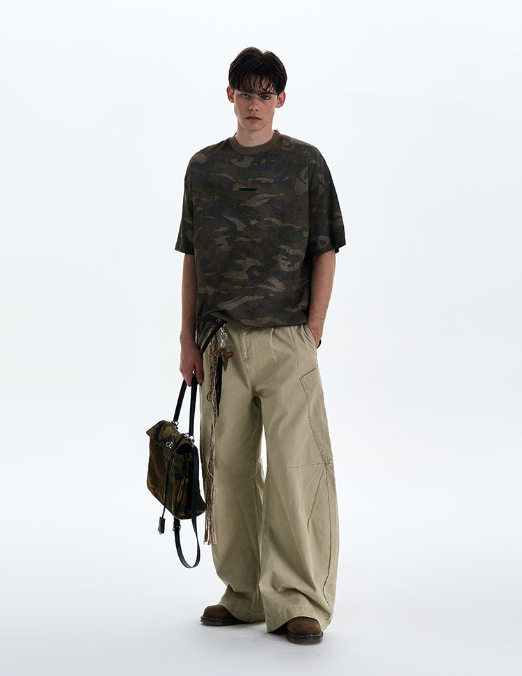 MADWITCH RETRO CAMOUFLAGE T-SHIRT #6932