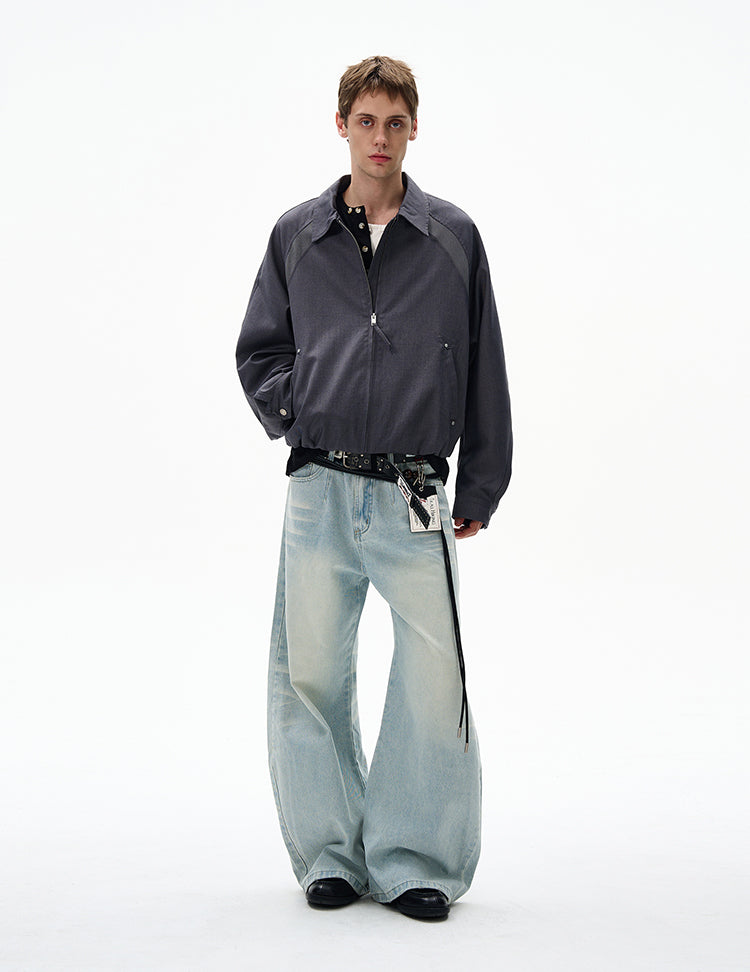 MADWITCH UNISEX CROPPED UTILITY JACKET #M1002