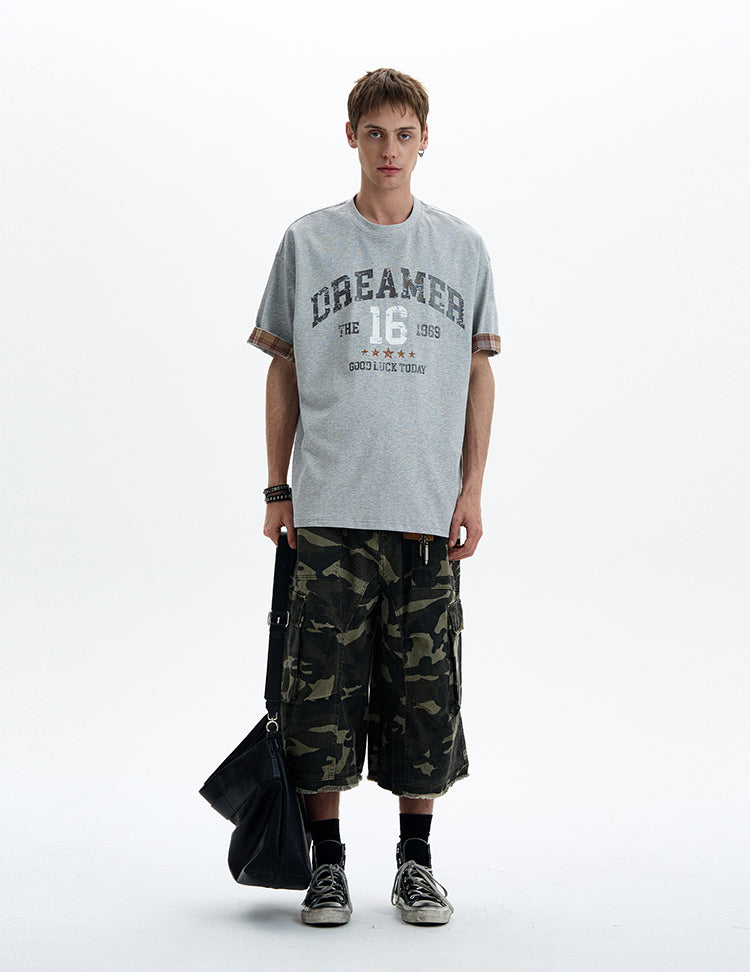 MADWITCH CONTRAST SLEEVE TEE #990511