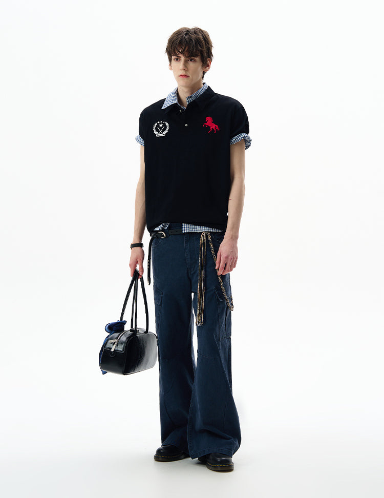 MADWITCH BADGE EMBROIDERED POLO #251388