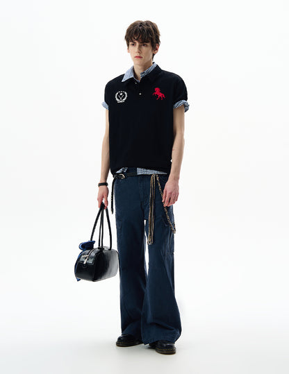 MADWITCH BADGE EMBROIDERED POLO #251388