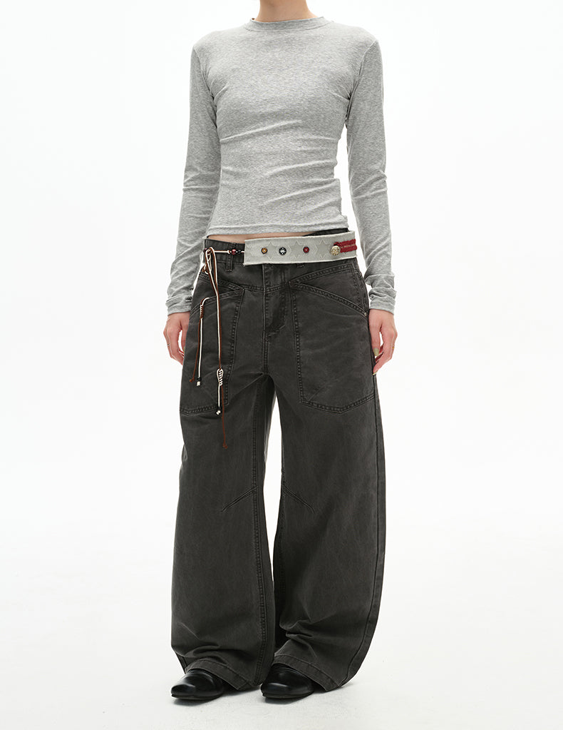 MADWITCH CARGO DROP PANTS #CK3570