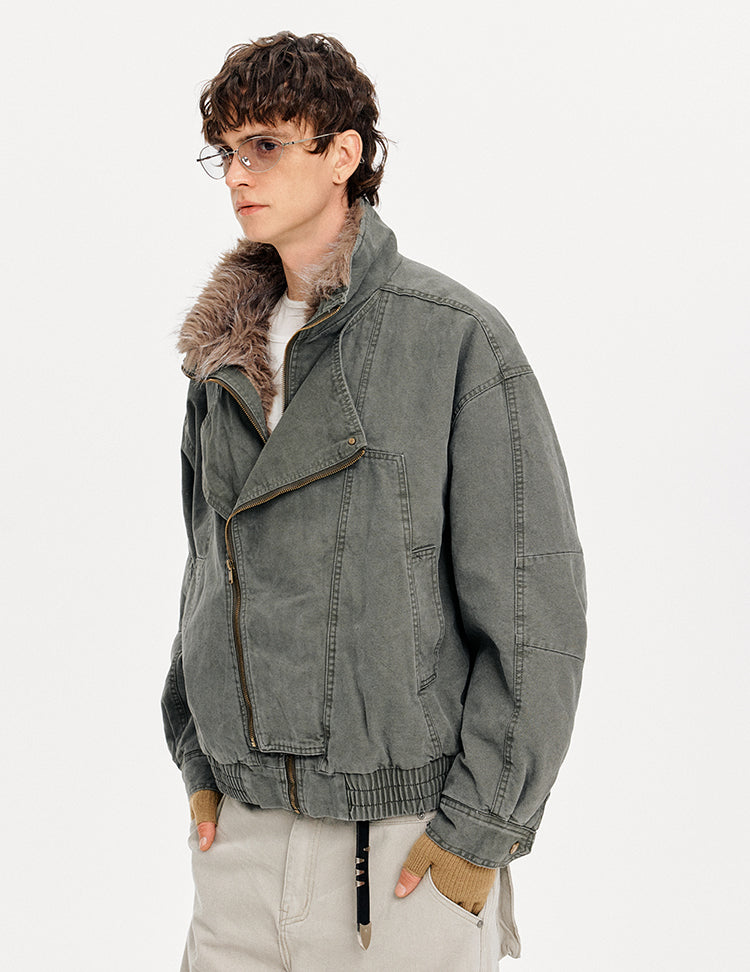 MADWITCH DECONSTRUCTED WASHED WORK JACKET #880630