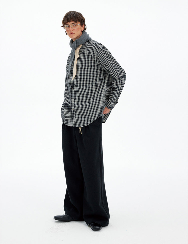 MADWITCH RETRO COLORBLOCK PLAID SHIRT #CW1155