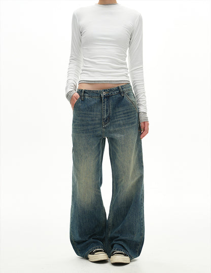 MADWITCH VINTAGE STRAIGHT DENIM #CK5525