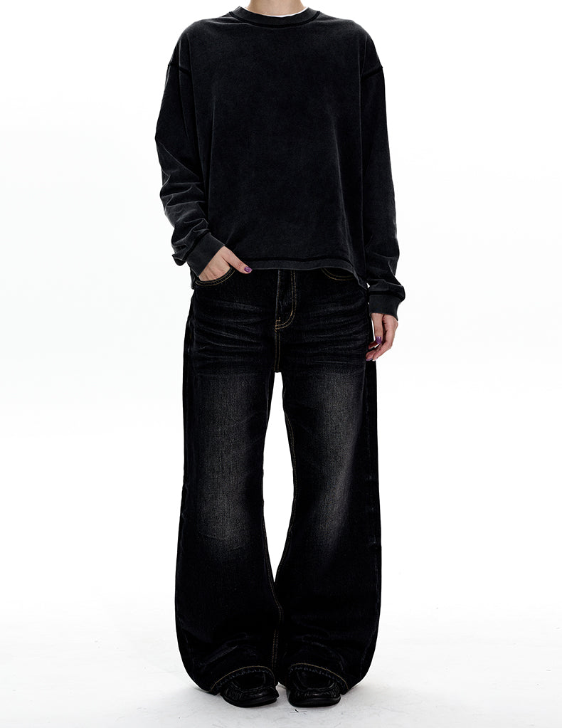 MADWITCH NARROW WASH FLARE JEANS #6118