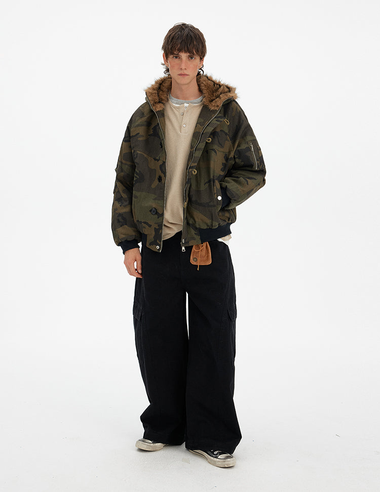 MADWITCH CAMO STREET PARKA JACKET #M1053