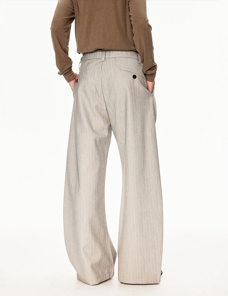 MADWIT DRAPED WIDE TROUSERS #CK6969