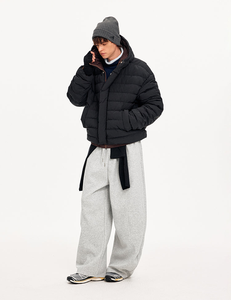 MADWITCH QUILTED HOODED DOWN JACKET #880651