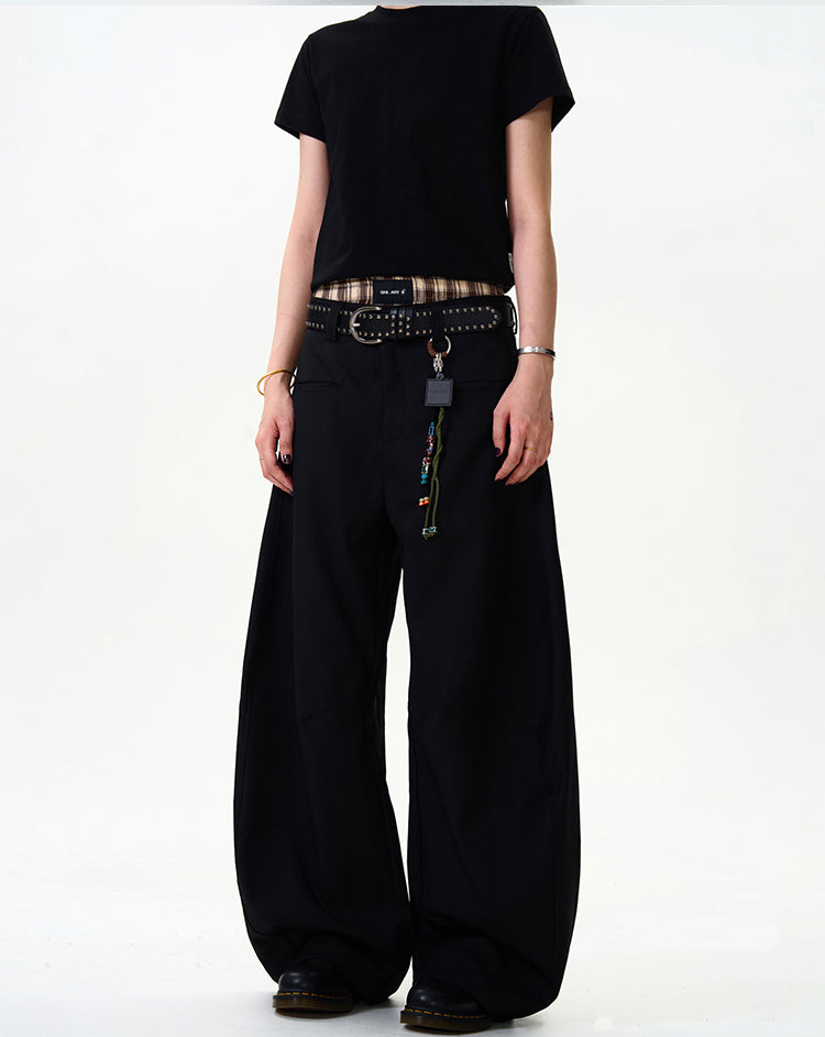 MADWITCH SLIM FIT CURVED CUT DRESS PANTS #CK6586