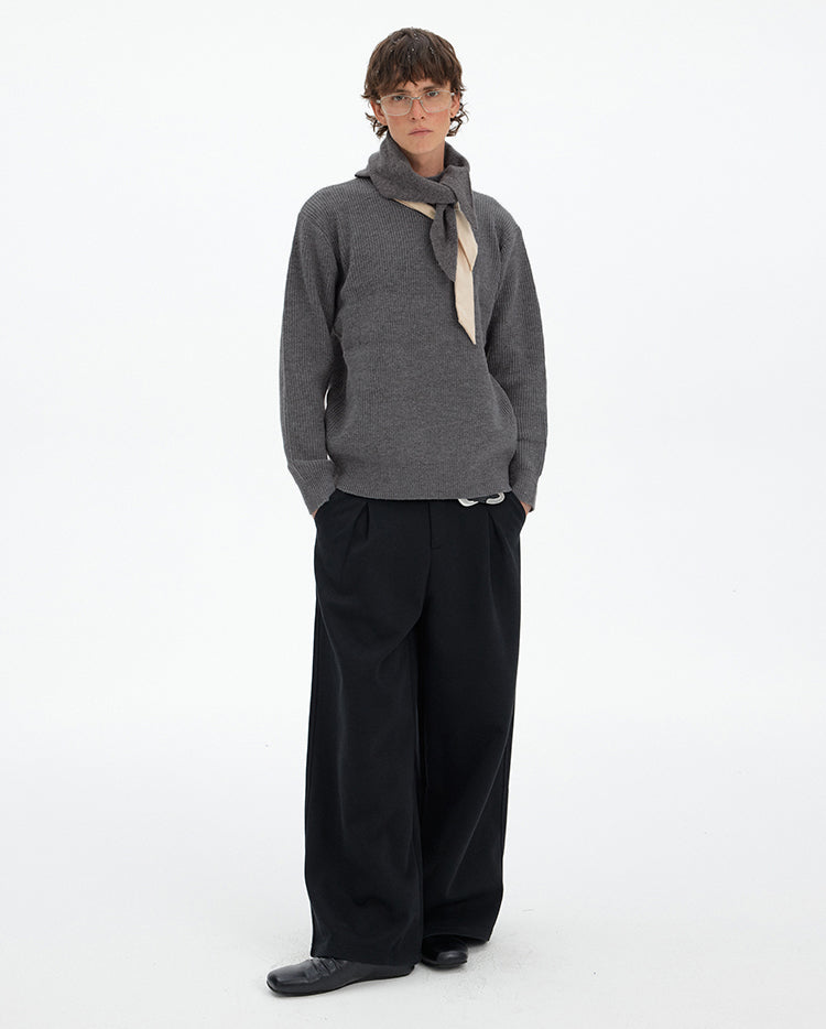 MADWITCH MINIMAL PULLOVER KNIT SWEATER #80390