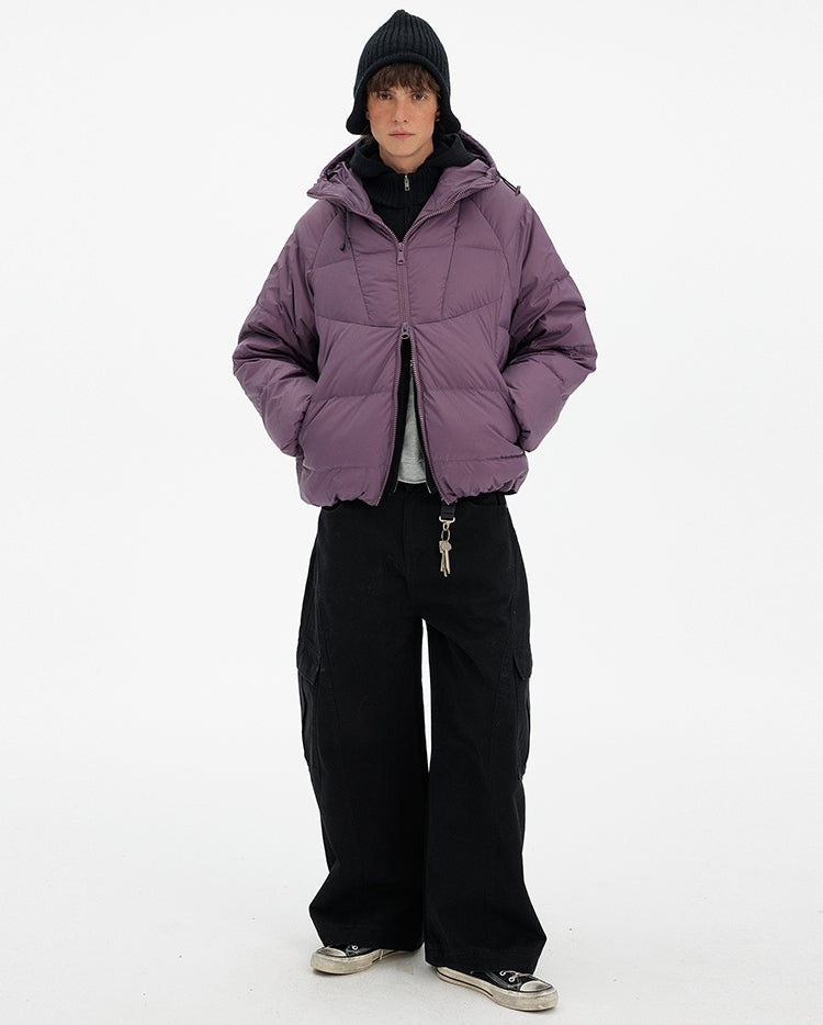MADWITCH MINIMAL HOODED DOWN JACKET #N1726