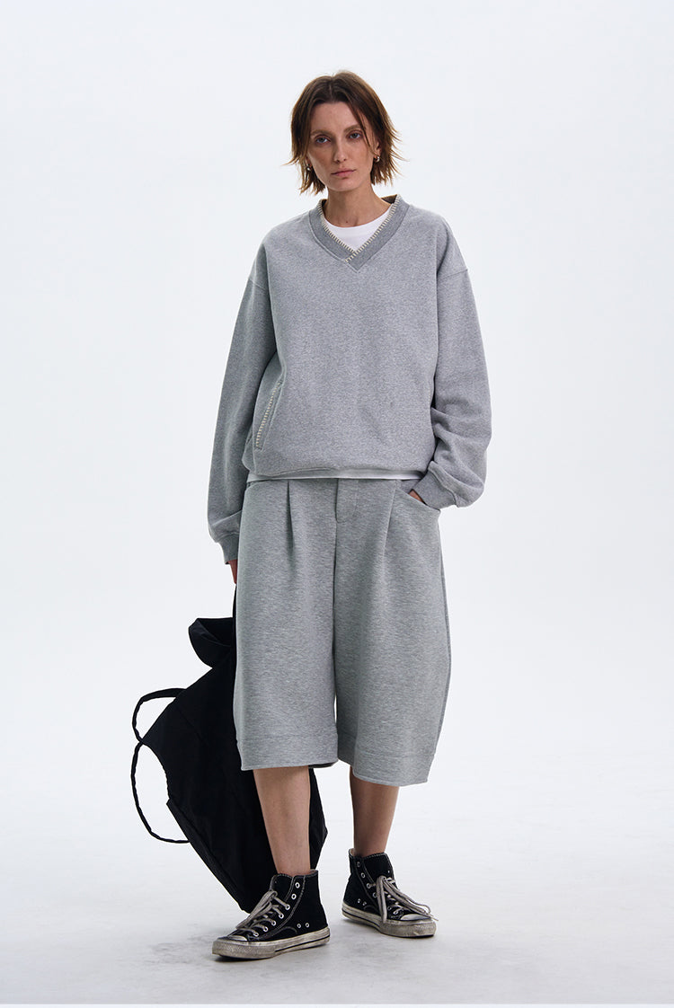 MADWITCH V-NECK CASUAL LONG SLEEVE #0207