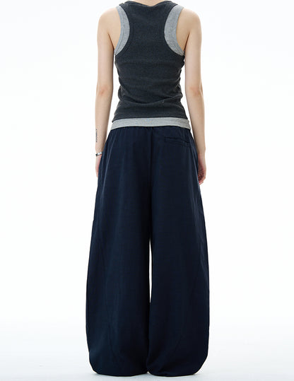 MADWITCH MINIMALIST WIDE LEG PANTS #DS2512