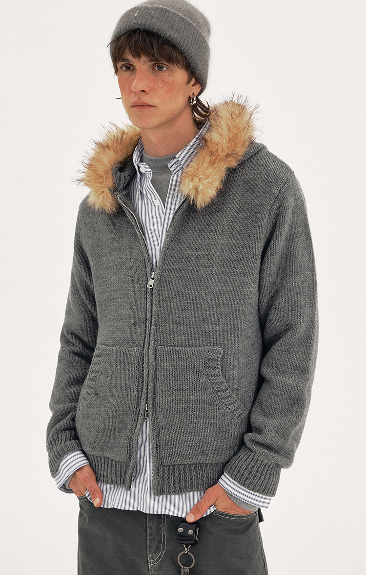MADWITCH WOOL HOOD CARDIGAN #27428