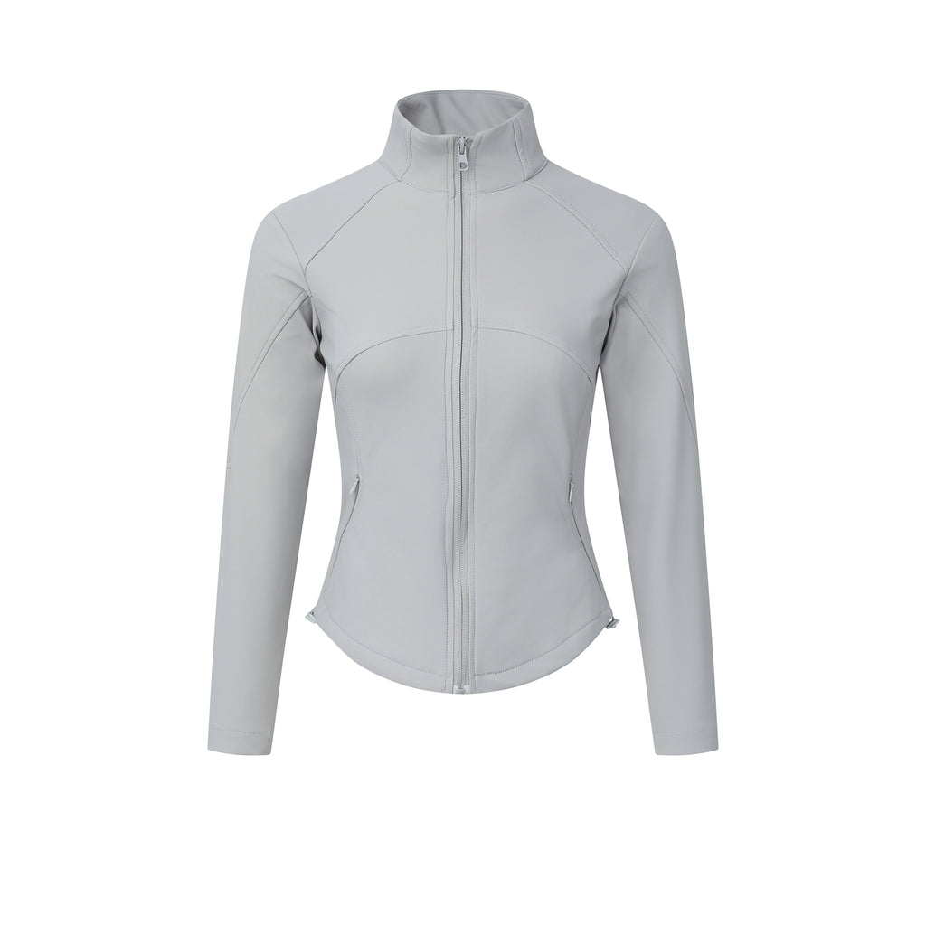MADWITCH CURVED-HEM CROPPED TRACK JACKET #CX62