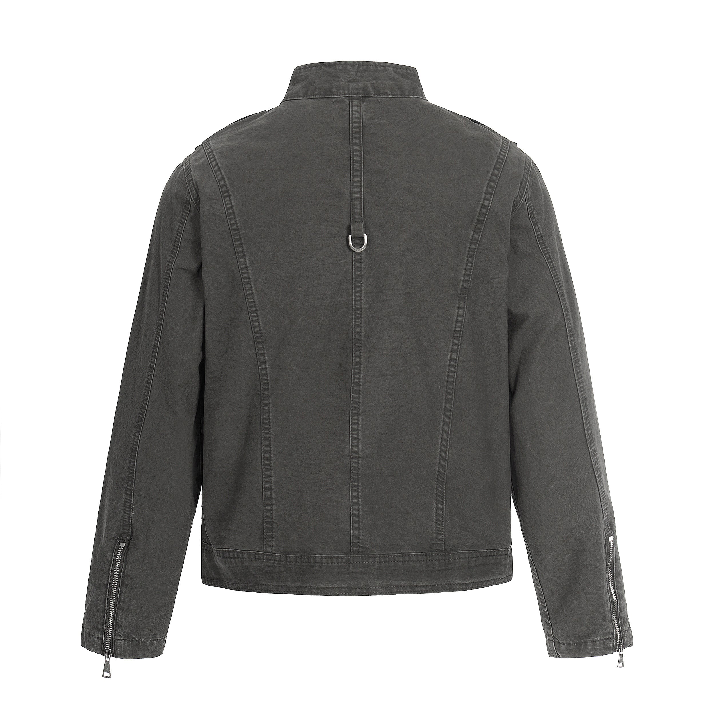 MADWITCH PATCHWORK CROPPED WORK JACKET #CW1325