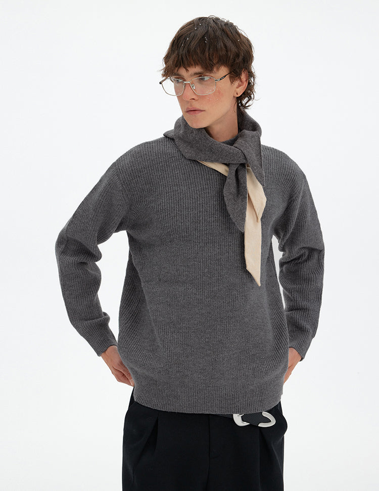 MADWITCH MINIMAL PULLOVER KNIT SWEATER #80390