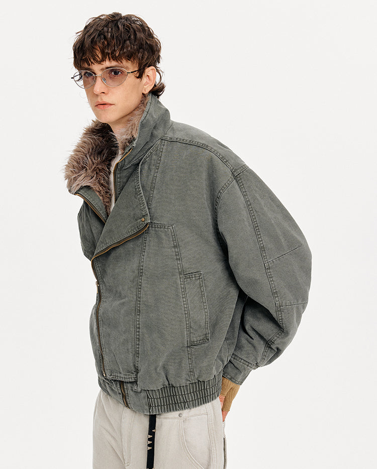 MADWITCH DECONSTRUCTED WASHED WORK JACKET #880630