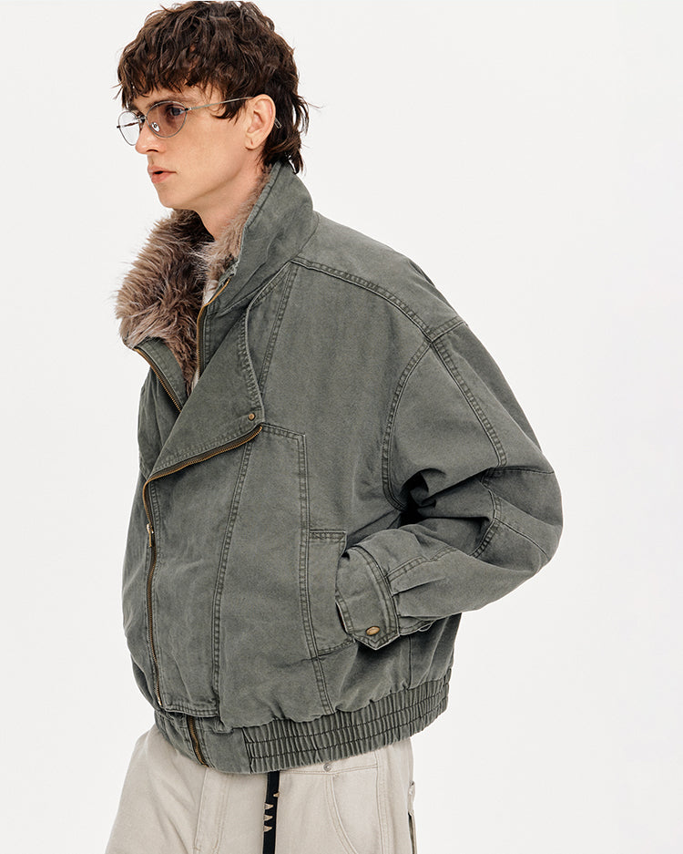 MADWITCH DECONSTRUCTED WASHED WORK JACKET #880630