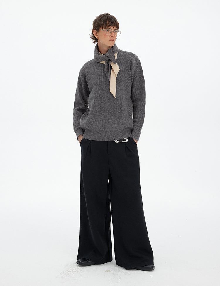 MADWITCH MINIMAL PULLOVER KNIT SWEATER #80390