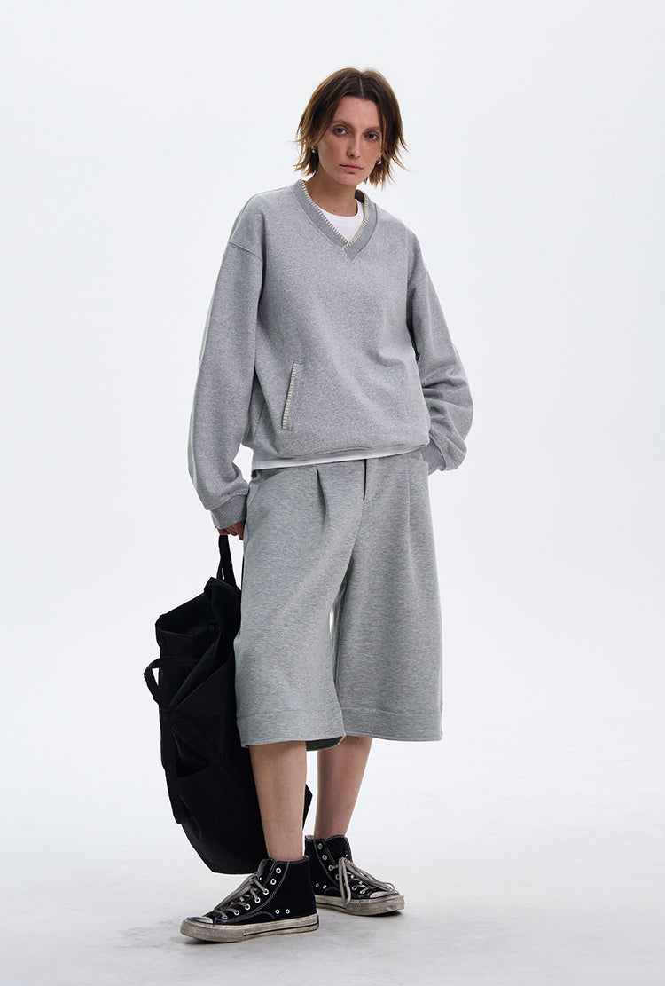 MADWITCH V-NECK CASUAL LONG SLEEVE #0207