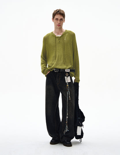 MADWITCH UNISEX EARLY FALL KNIT LONG SLEEVE #MY001-S