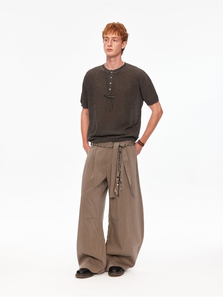 MADWITCH LINEN COOL KNIT TEE M367 - MadWitch Store