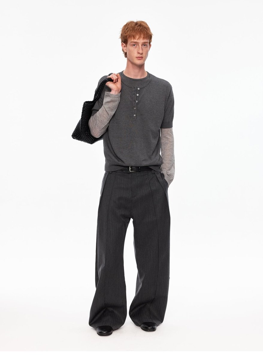 MADWITCH HERITAGE DOUBLE COLLAR TEE MY611 - MadWitch Store