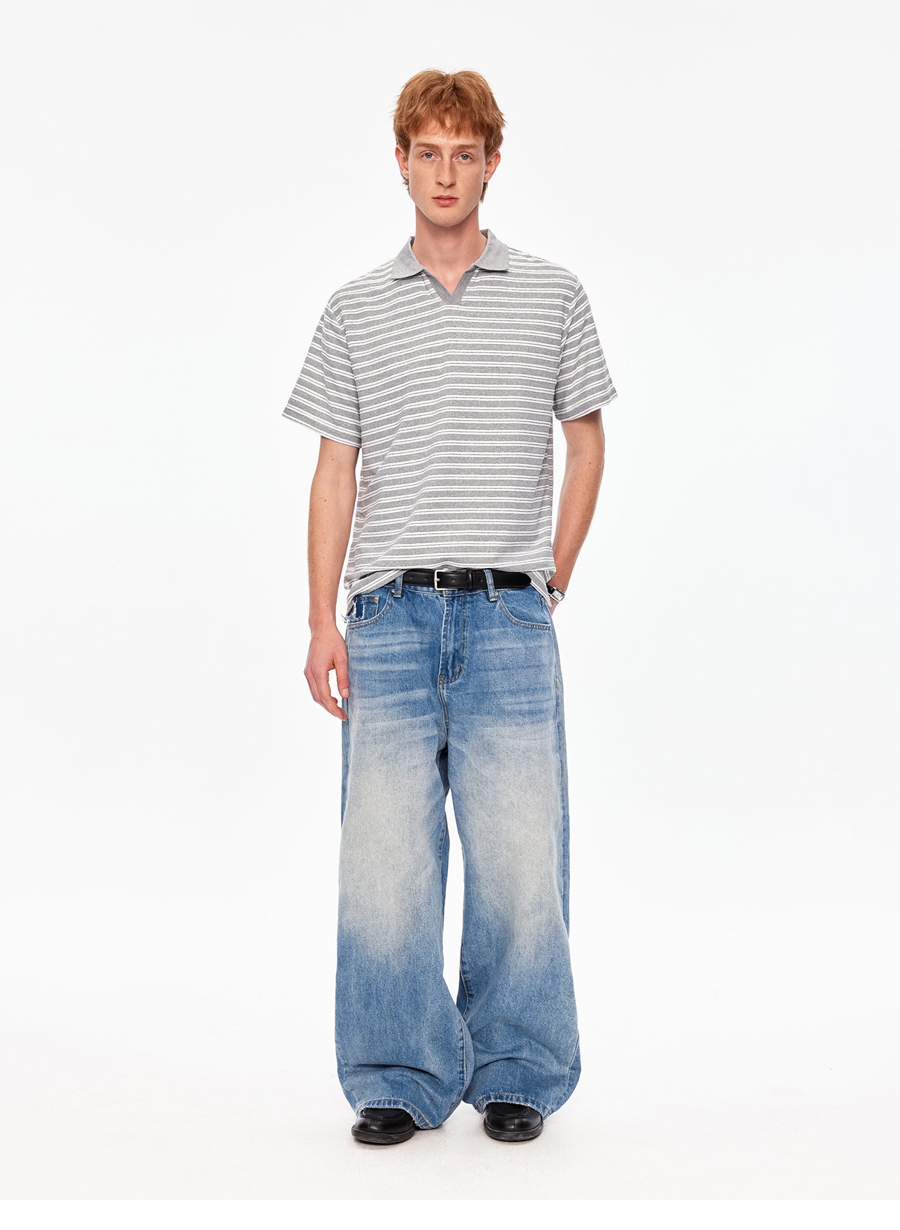 MADWITCH STRIPED SHORT TEE #20505