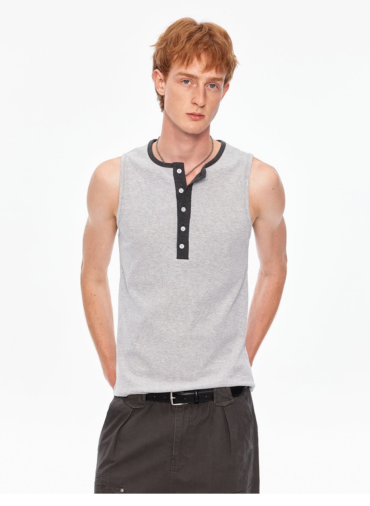 MADWITCH VINTAGE COLORBLOCK TANK #9592