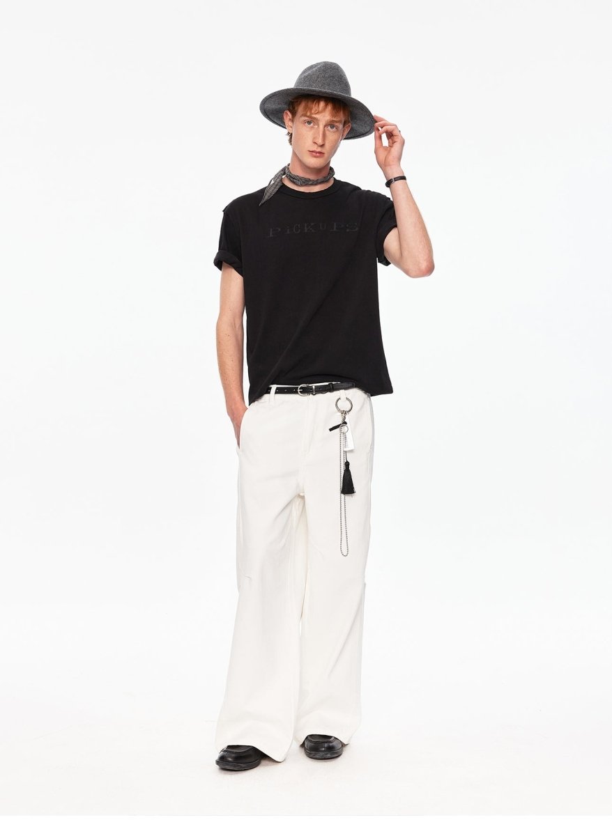 MADWITCH EMBOSSED LETTER TEE 20268 - MadWitch Store