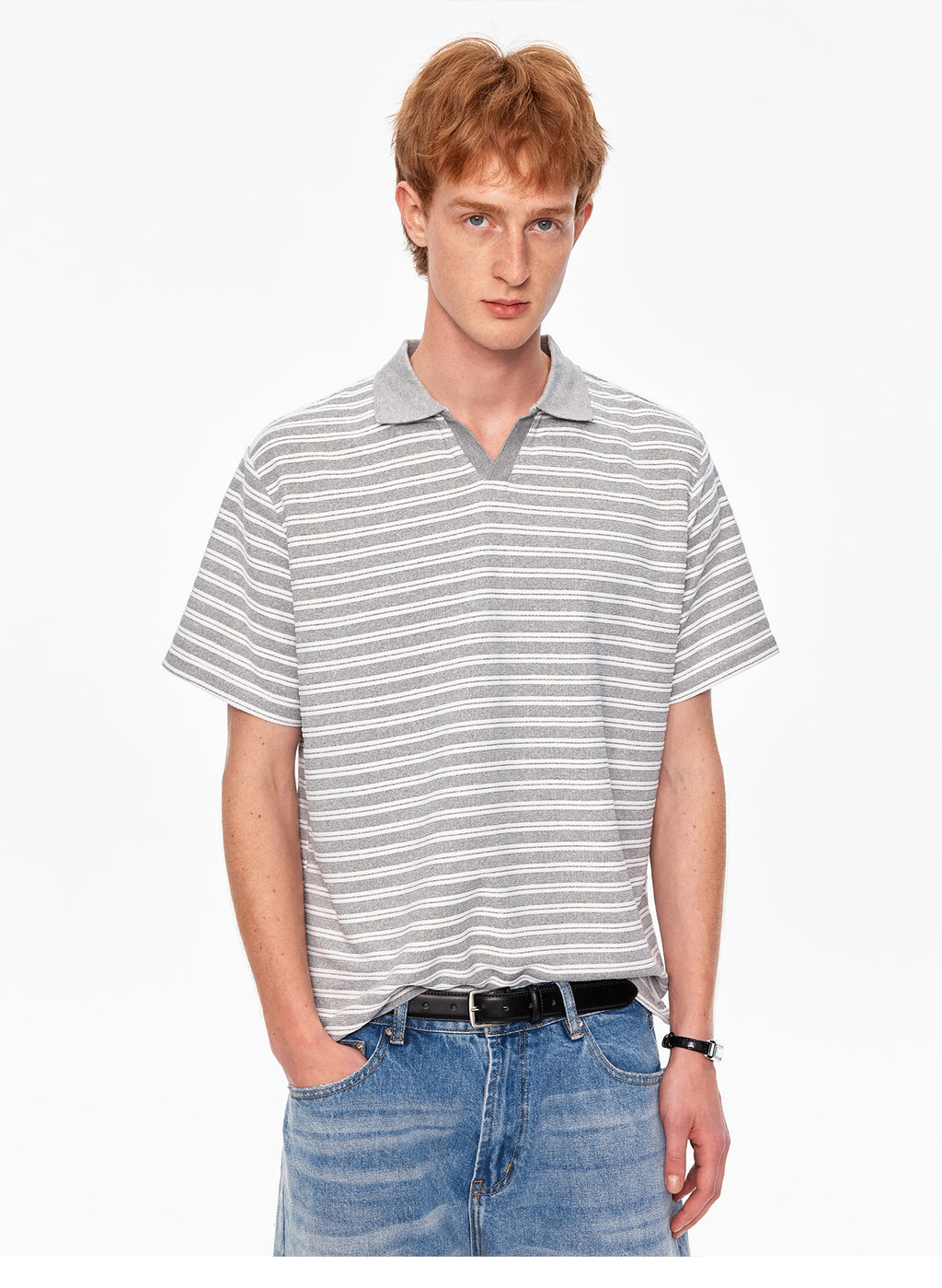 MADWITCH STRIPED SHORT TEE #20505