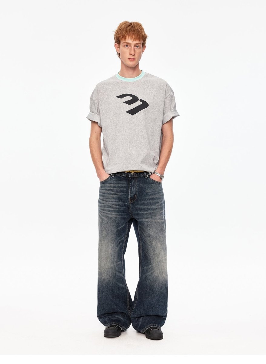 MADWITCH AMERICAN LETTER TEE #MD4316 - MadWitch Store