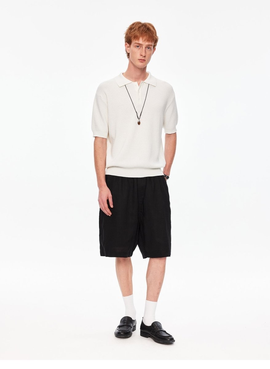 MADWITCH VINTAGE WAFFLE KNIT TEE MY610 - MadWitch Store