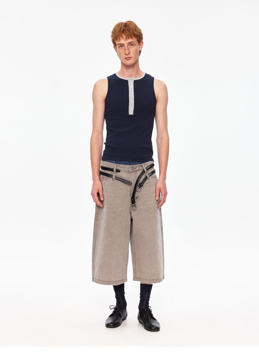 MADWITCH VINTAGE COLORBLOCK TANK 9592 - MadWitch Store