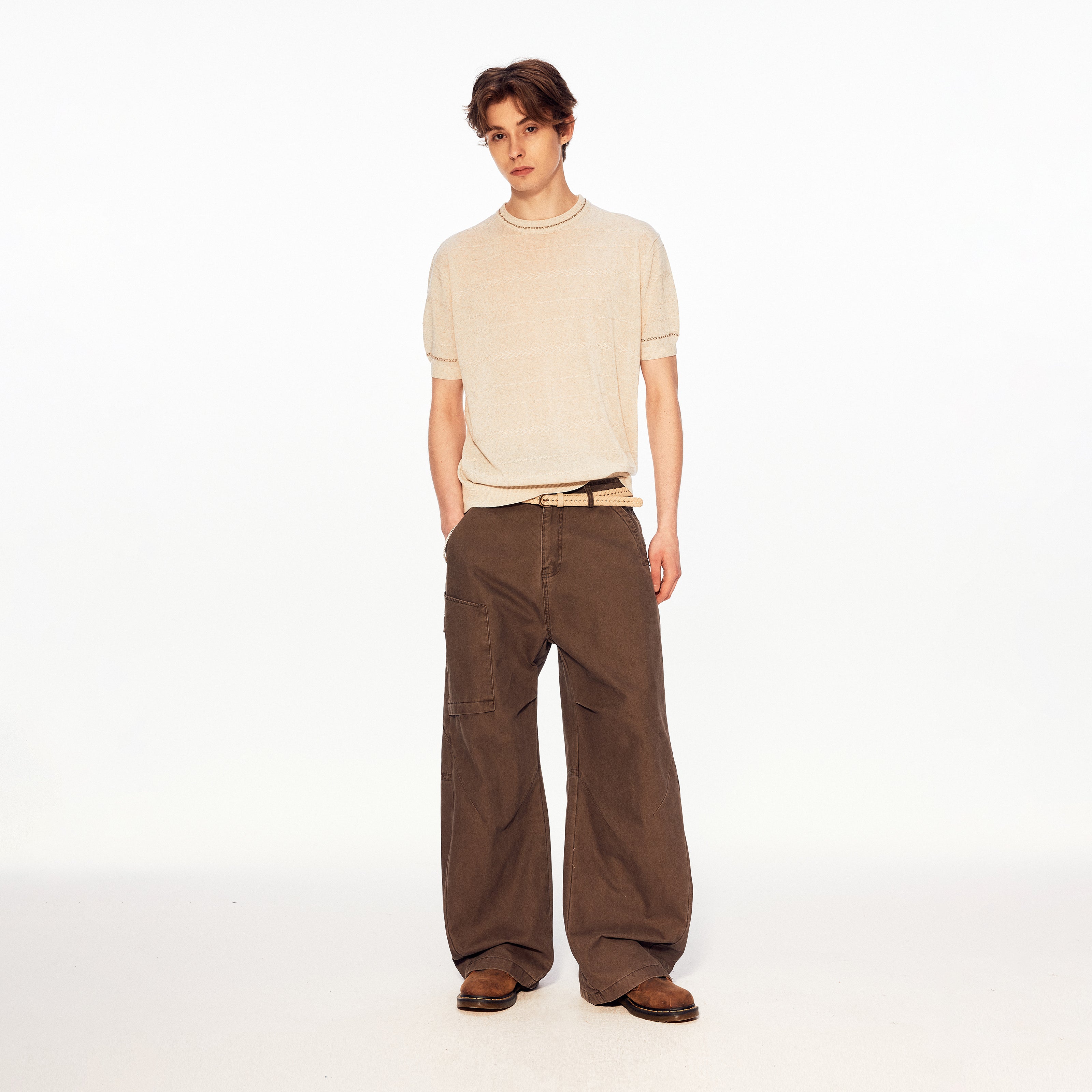 MADWITCH HERITAGE LINEN BLEND TEE #27495