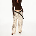 MADWIT LEOPARD PRINT JEANS #DR6998