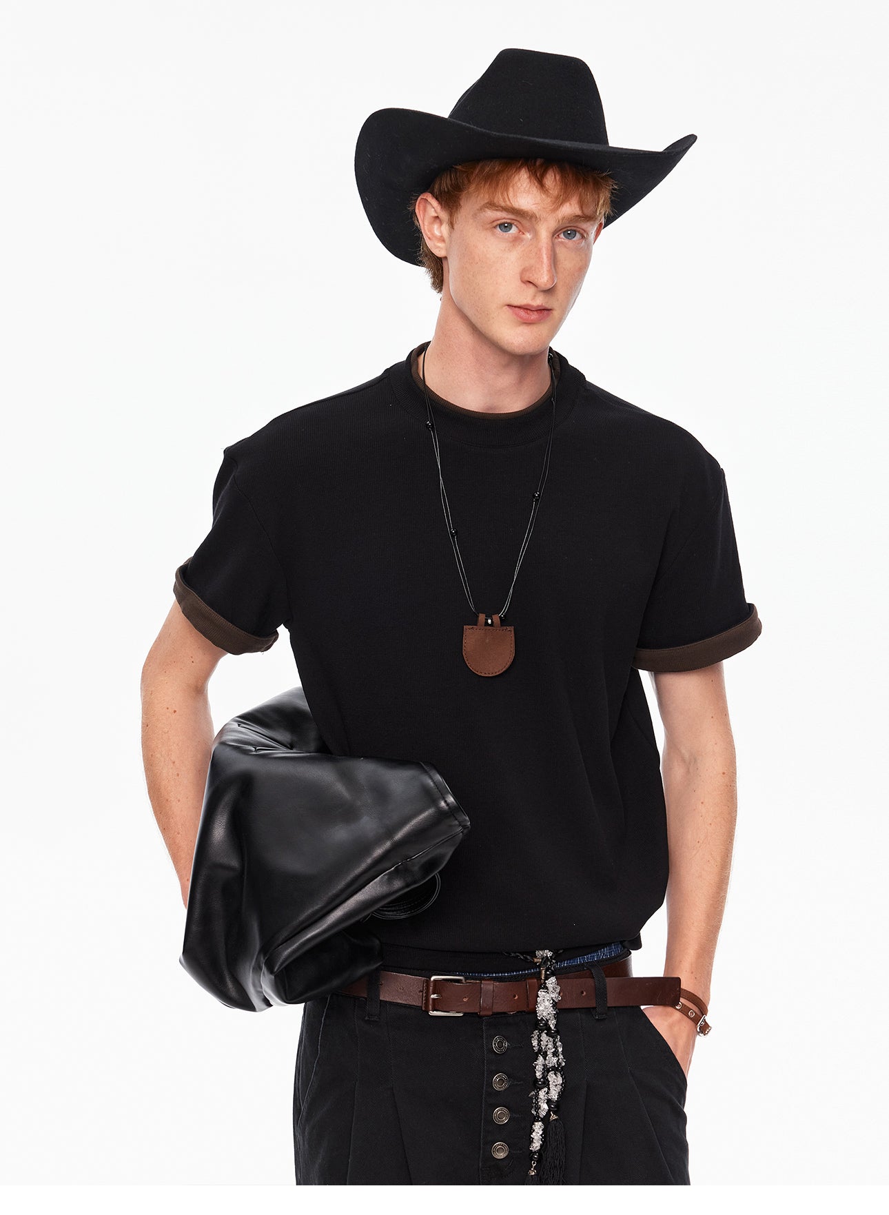 MADWITCH DOUBLE COLLAR TEE #M1134 - MadWitch Store