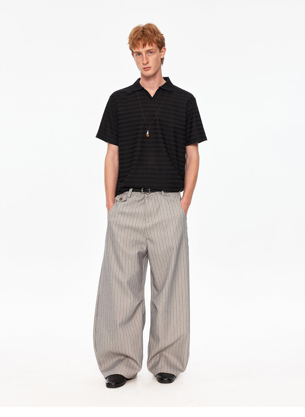 MADWITCH STRIPED SHORT TEE #20505