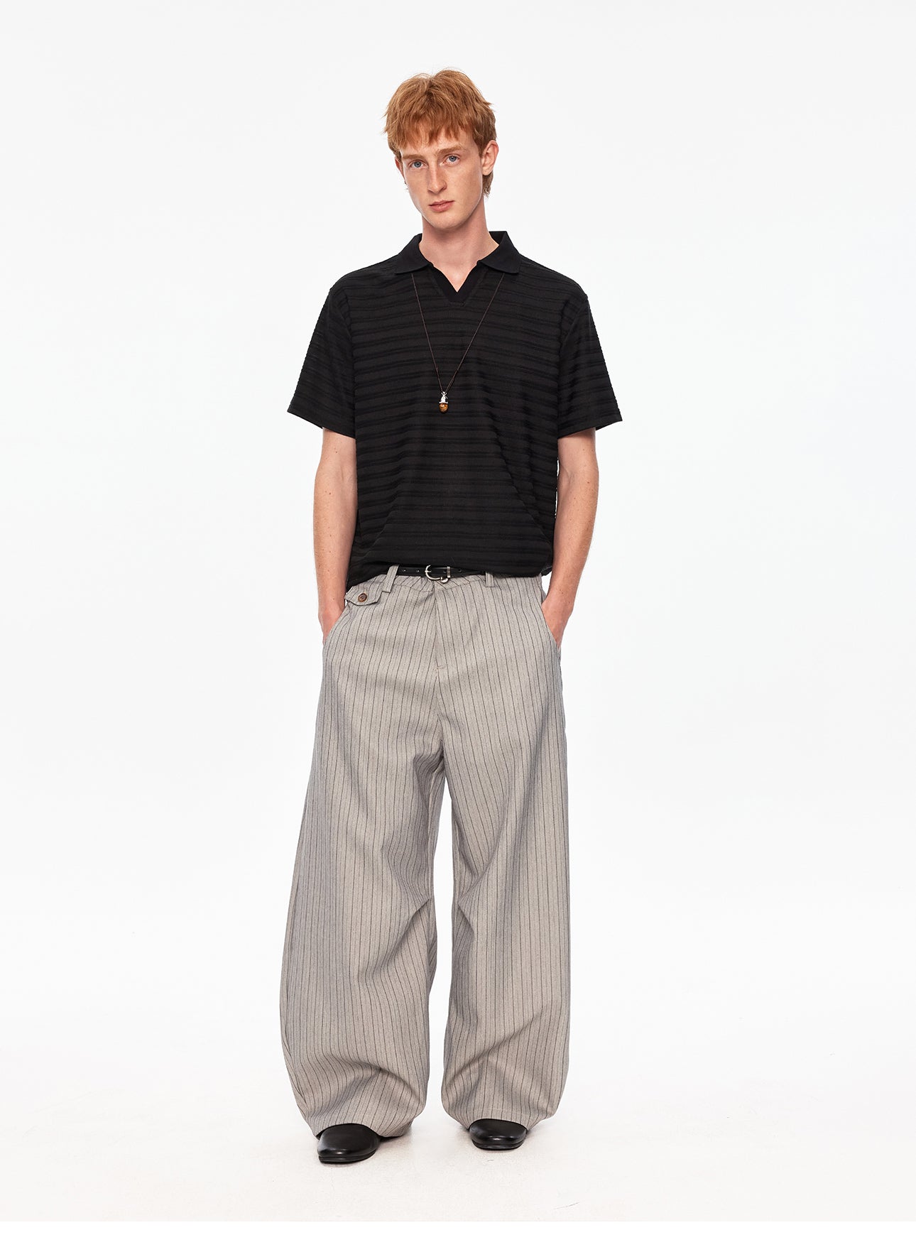 MADWITCH STRIPED SHORT TEE #20505