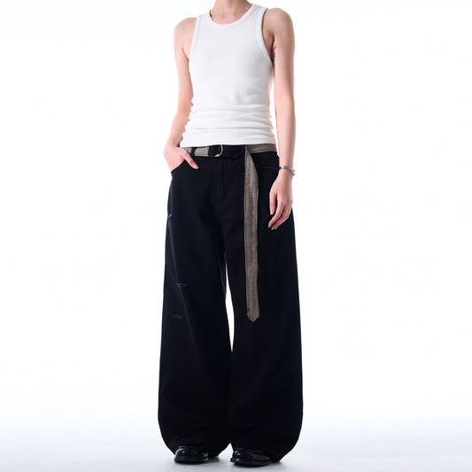MADWITCH BELTED CASUAL JEANS #DR3310