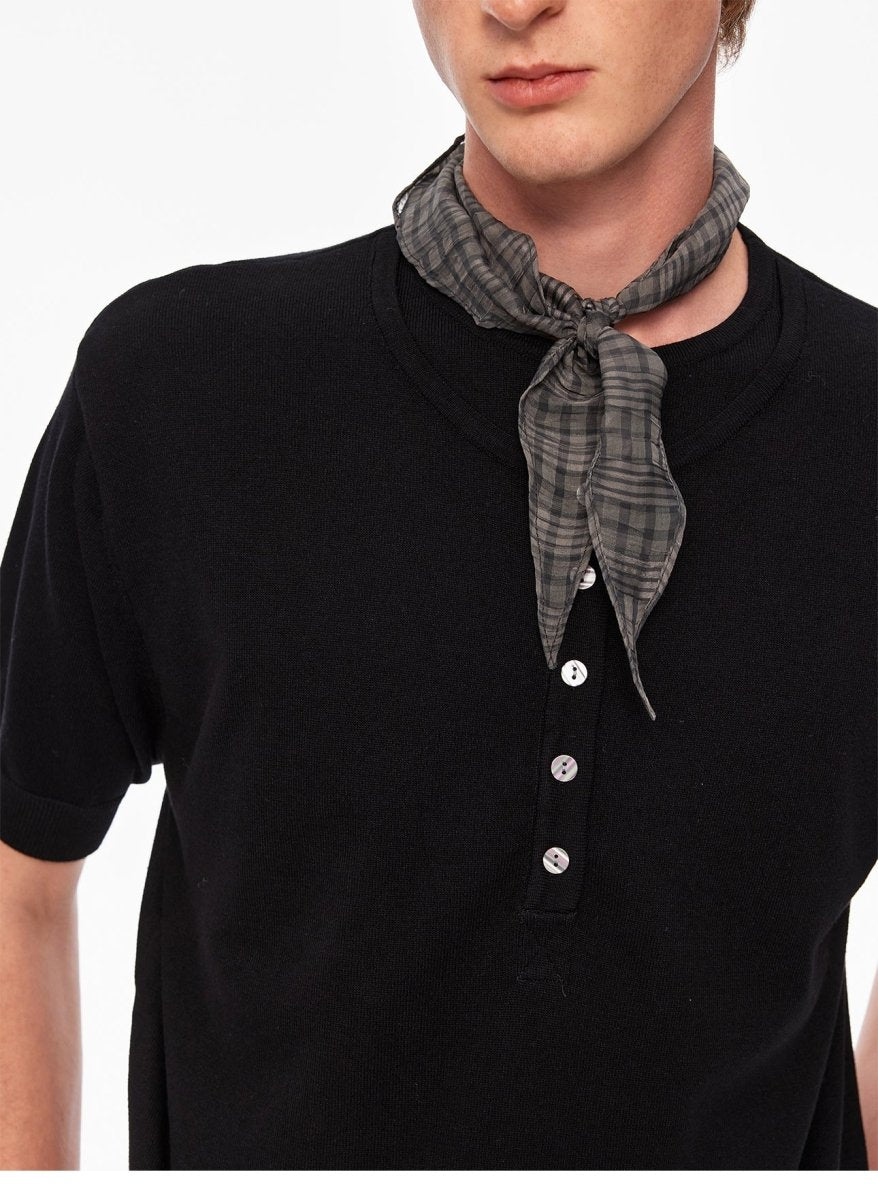 MADWITCH HERITAGE DOUBLE COLLAR TEE MY611 - MadWitch Store