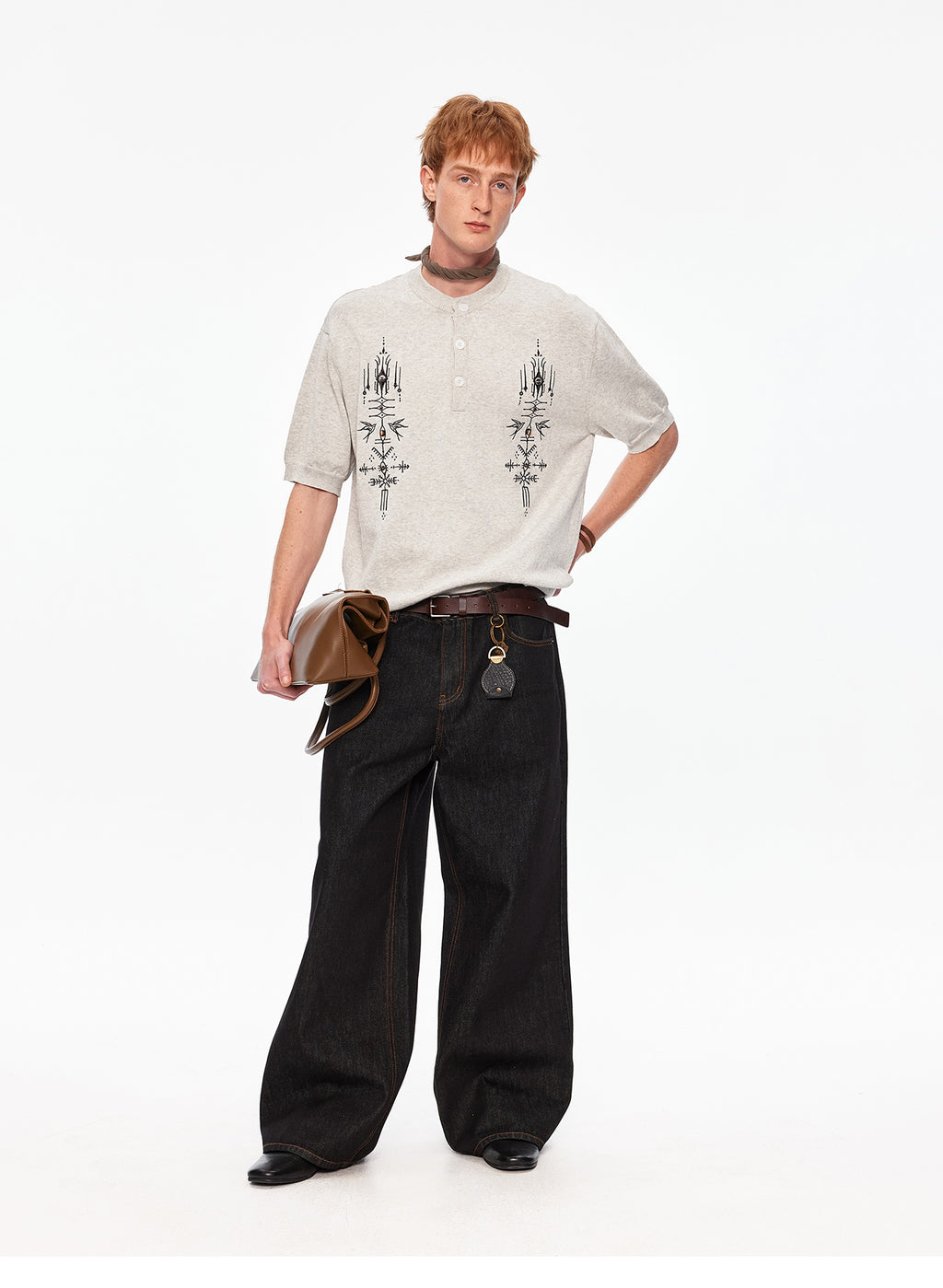 MADWITCH HERITAGE HENLEY SHIRT #991238