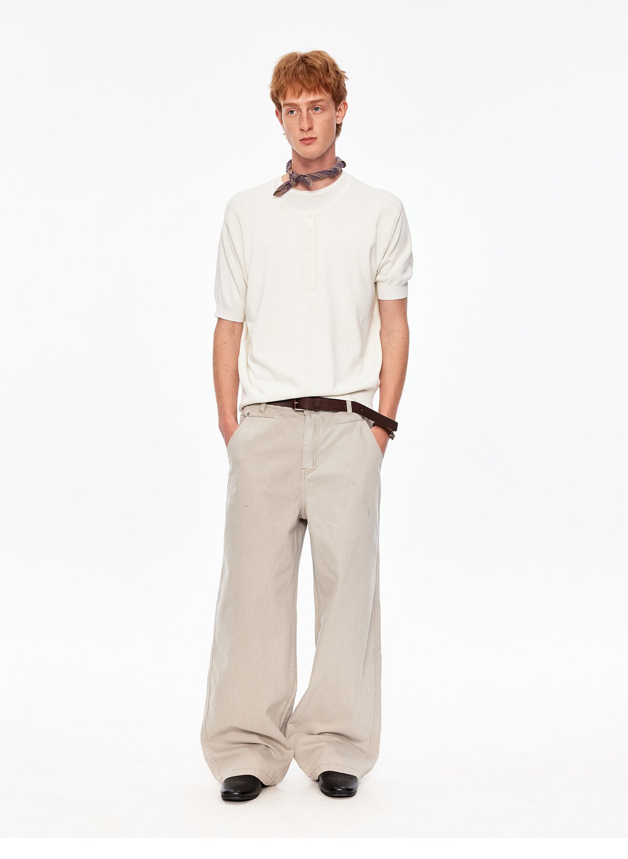 MADWITCH HERITAGE DOUBLE COLLAR TEE #MY611