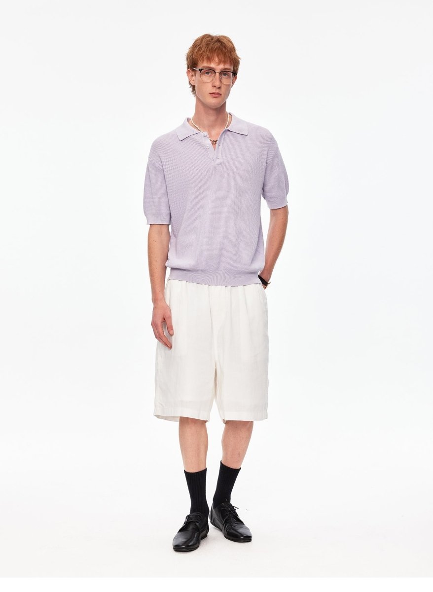 MADWITCH VINTAGE WAFFLE KNIT TEE MY610 - MadWitch Store