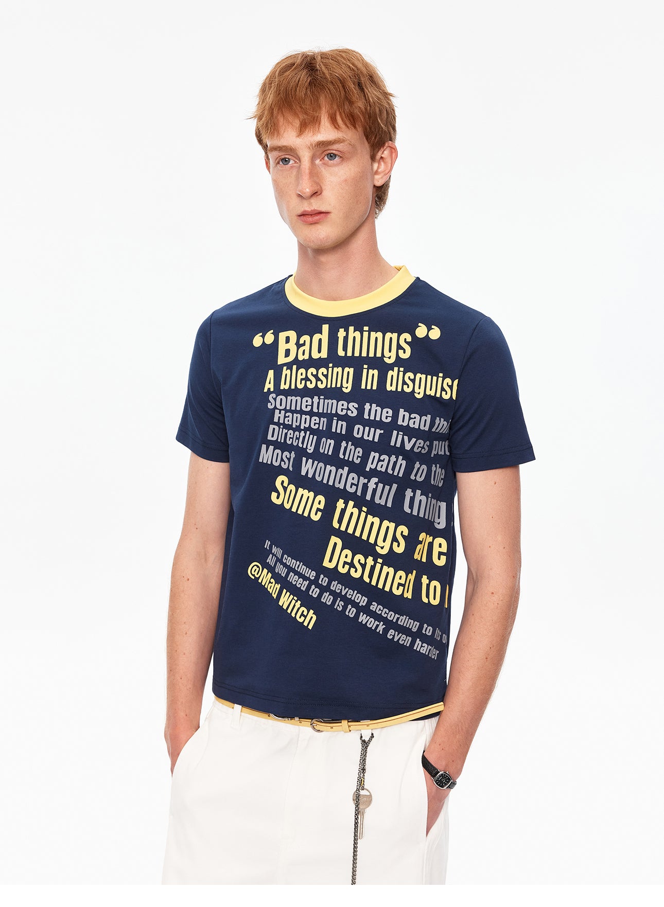 MADWITCH AMERICAN COLORBLOCK TEE #MD4318 - MadWitch Store